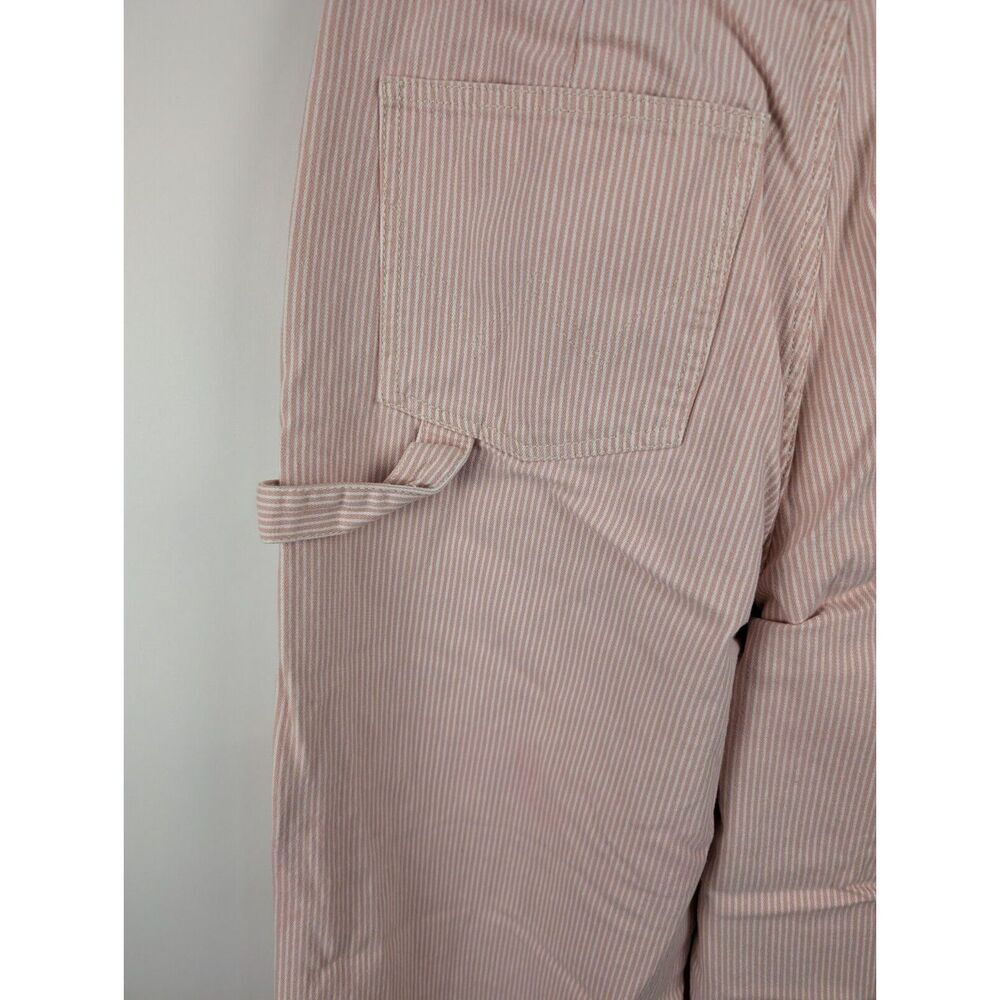 Wrangler Pants Womens 29X31 Pink Stripe Casey Jones Wide Leg Painter Pants - Picture 7 of 11